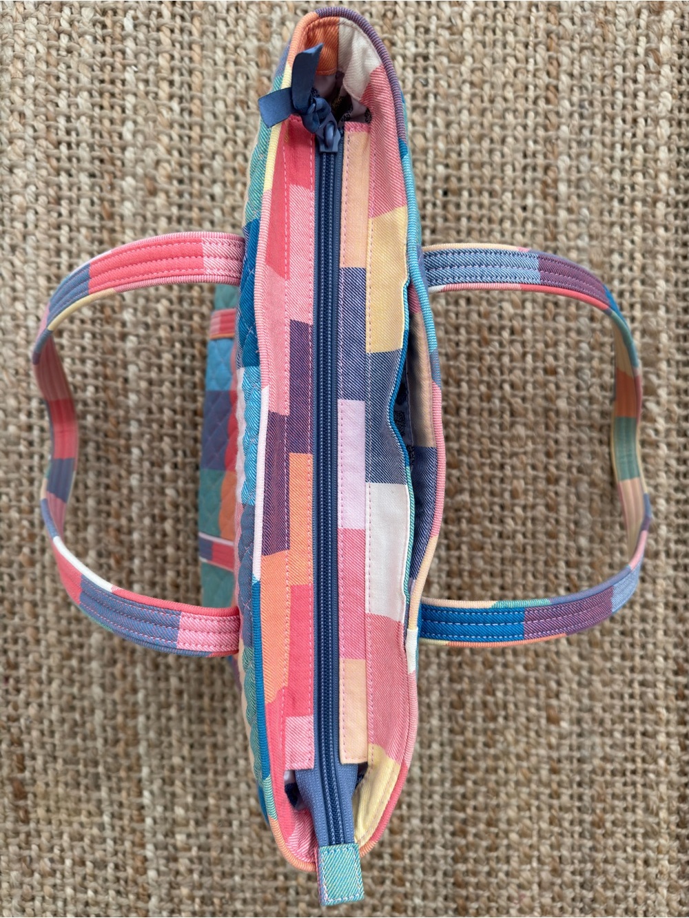 Vera Bradley Retired Tropics Print
Pastel Plaid Quilted Tote Bag - Picture 7 of 10